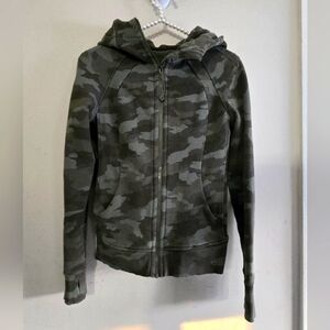Lululemon Scuba Hoodie *Light Cotton FleeceHeritage 365 Camo Green Twill Multi